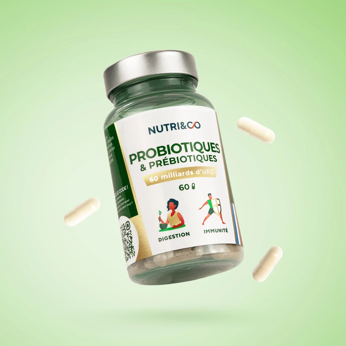 Probiotiques et prébiotiques Nutri and Co